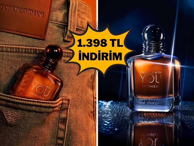 Hem modern hem klasik bir koku! Armani Stronger With You indirimde