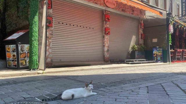 Mühürlü boş dükkandan yayılan kötü koku ekipleri harekete geçirdi 2