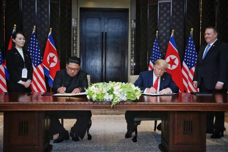 Dünya böyle gördü: Fotoğraflarla Kim-Trump görüşmesi!  G2