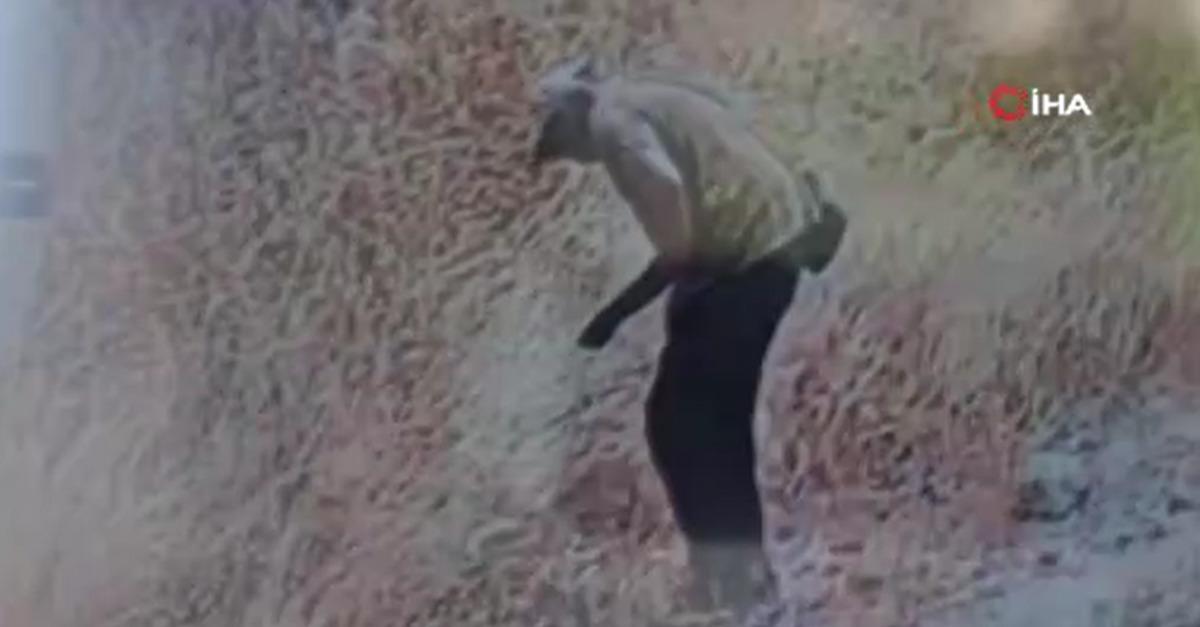 Ormanı yakan şüpheli suçüstü kamerada! Görüntüler ortaya çıktı 5