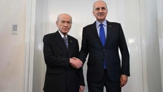 TBMM Başkanı Kurtulmuş'tan Meclis'te Terörsüz Türkiye turu