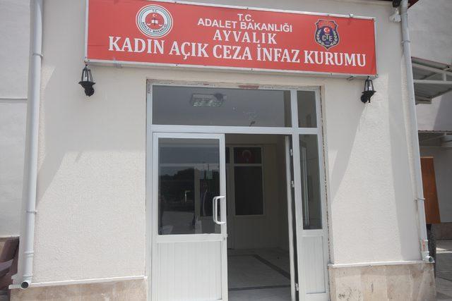 Ayvalık'ta kadın açık cezaevi açıldı