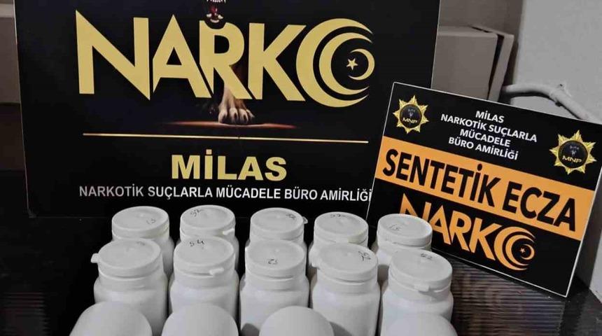 Milas&rsquo;ta uyuşturucu operasyonu