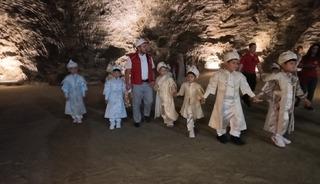 530 yıllık gelenek yerin 150 metre altında yaşatıldı