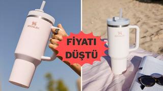Son dakika: Yazın vazge&ccedil;ilmezi Stanley Quencher termosta indirim var!