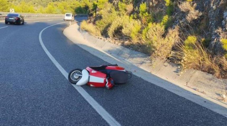 Marmaris yolunda motosiklet kazası: 1 &ouml;l&uuml;
