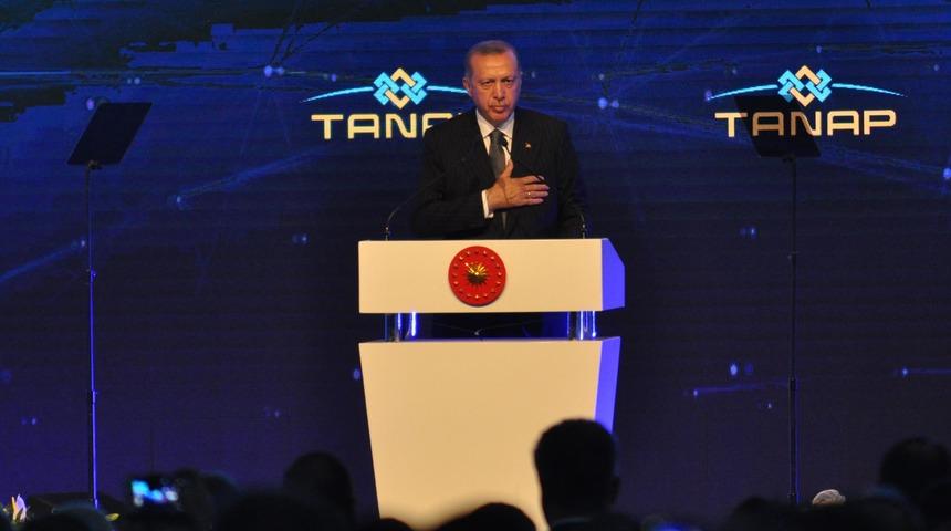 Trans Anadolu Doğalgaz Boru Hattı'nın açılışı yapıldı