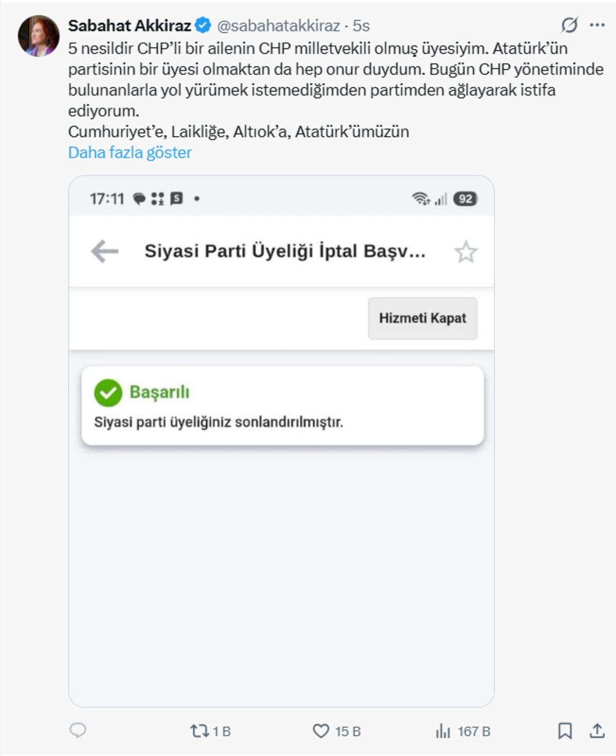 &Ouml;zg&uuml;r &Ouml;zel in yeni parti a&ccedil;ıklamasının ardından CHP de istifa yağmuru: Milletvekilleri, parti &uuml;yeleri... e-Devlet sistemi kilitlendi 3