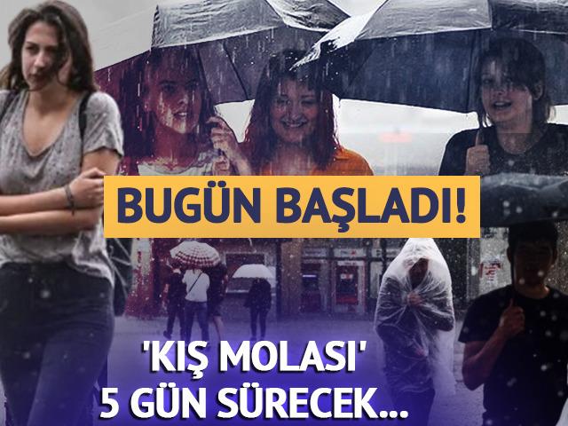 İstanbul hava durumu! Yaz sıcaklarına kış molası, bug&uuml;n başlıyor