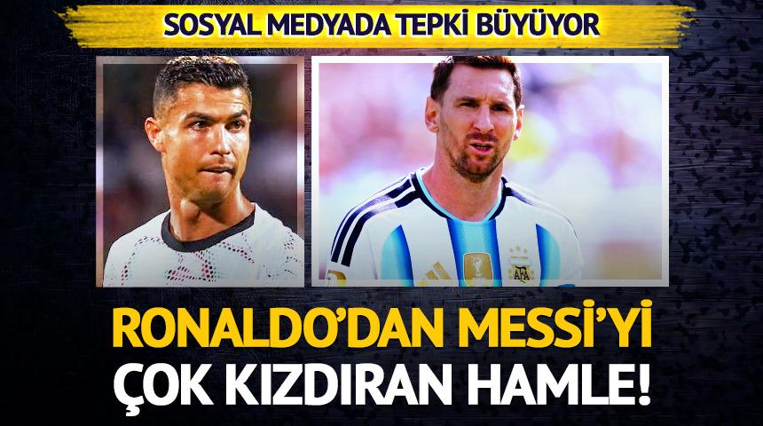 Cristiano Ronaldo'dan olay hareket! Messi ve Arjantin'i hedef alan o paylaşımı beğendi