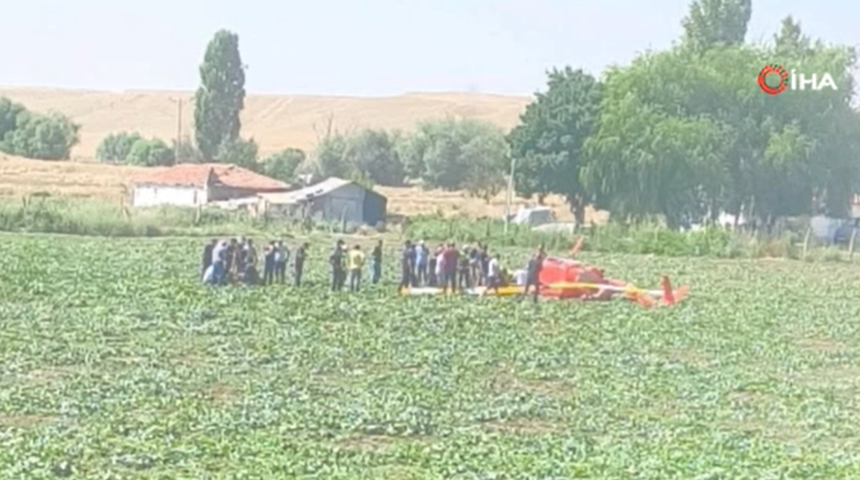 SON DAKİKA | Ankara'da eğitim helikopteri d&uuml;şt&uuml;! Ekipler b&ouml;lgede