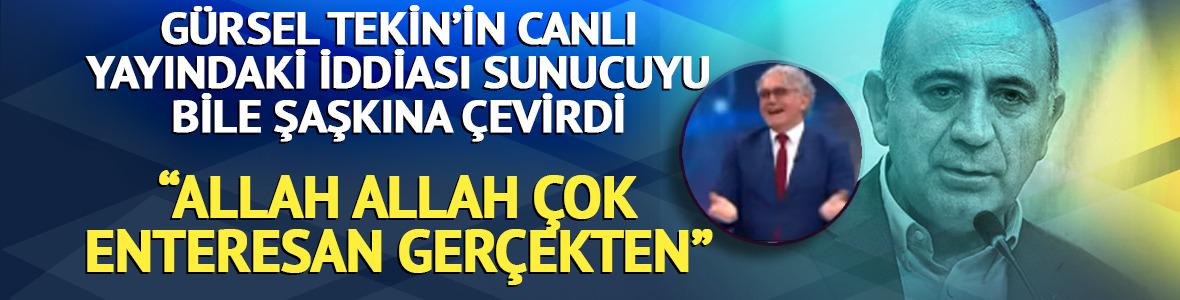 G&uuml;rsel Tekin'in iddiası sunucuyu bile şaşırttı: "Allah Allah &ccedil;ok enteresan ger&ccedil;ekten"
