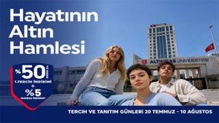 Altınbaş Üniversitesi, “hayatının altın hamlesi”ni yapacak adayları bekliyor!