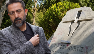 Tuncel Kurtiz'in mezarlığının son hali Nail Kırmızıg&uuml;l'&uuml; isyan ettirdi