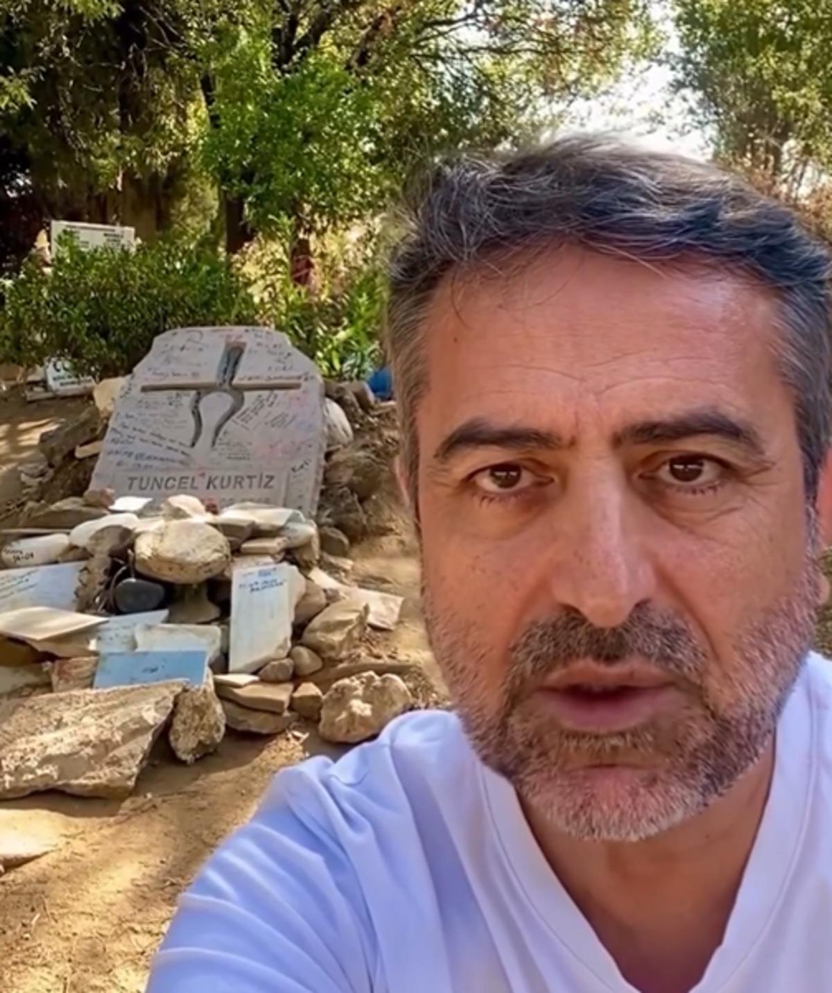 Tuncel Kurtiz in mezarlığının son hali Nail Kırmızıgül ü isyan ettirdi 1