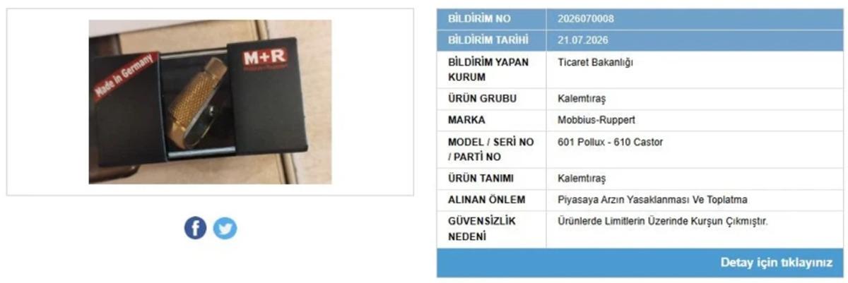 Bir kırtasiye &uuml;r&uuml;n&uuml;n&uuml;n satışı yasaklandı! Piyasadan toplatılıyor 2