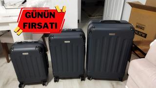 Uygun fiyat ve dayanıklılık bir arada: Anthony Jackson valiz seti indirimde
