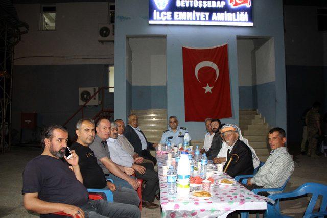 Beytüşşebap'ta emniyetten halka iftar yemeği