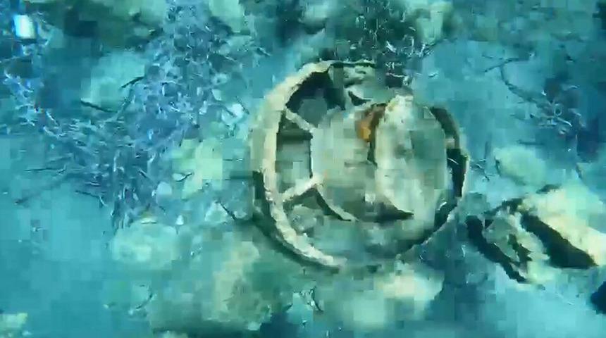 Yer: Muğla! Denizde y&uuml;zerken fark etti: Ekipler alarma ge&ccedil;ti