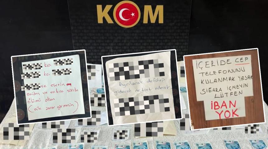 Gaziantep'te pes dedirten operasyon: B&uuml;y&uuml; ve beddua i&ccedil;erikli kağıtlar şoke etti