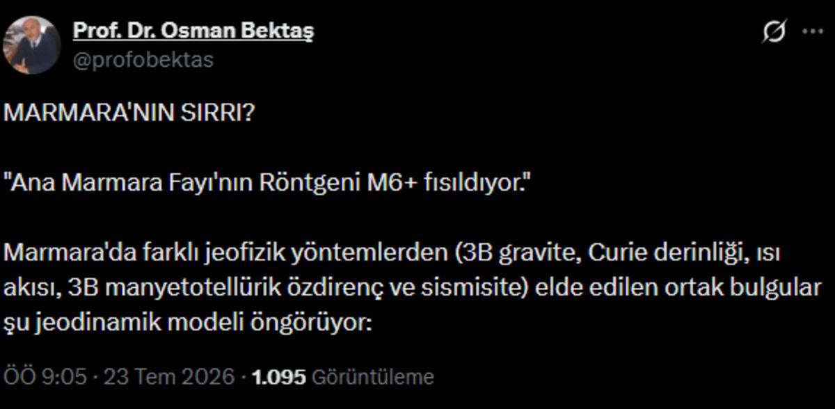Marmara nın sırrı? diyerek uyardı: Fay fısıldıyor, 6 nın üzerinde... 3