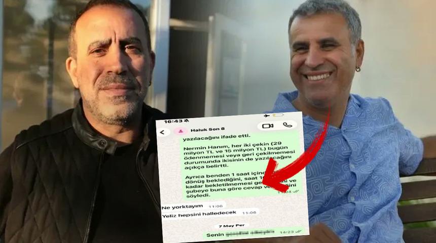 Yazışmalar ortaya &ccedil;ıktı! Berkant Acil'den Haluk Levent'e: "Senin ben şerefini s..."