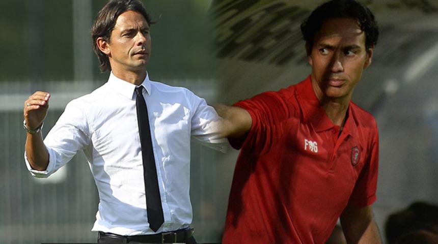 Filippo Inzaghi Bolonga'nın, Alessandro Nesta da Perugia'nın teknik direkt&ouml;r&uuml; oldular