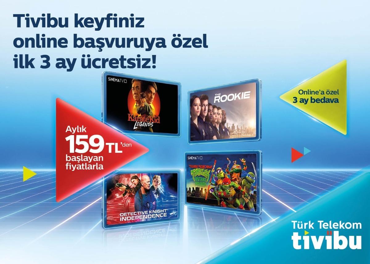 Tivibu&rsquo;dan yeni m&uuml;şterilere &ouml;zel ilk 3 ay &uuml;cretsiz eğlence paketi 1