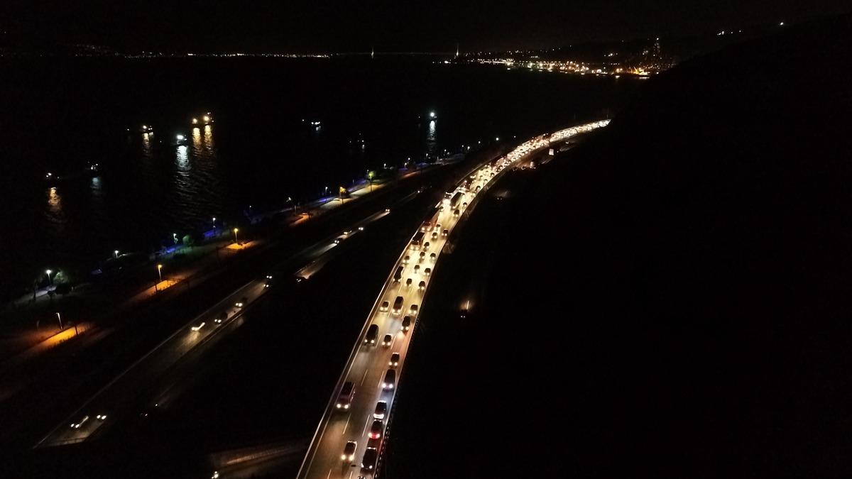 TEM Otoyolu'nda Ramazan Bayramı yoğunluğu