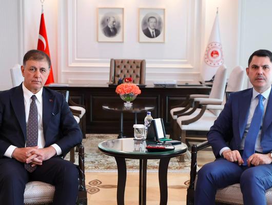 Cemil Tugay'dan Murat Kurum'a dikkat &ccedil;eken ziyaret