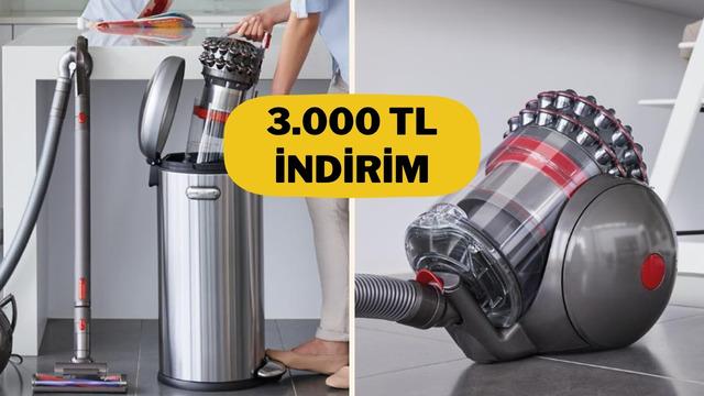 Dyson Cinetic Big Ball süpürgede 3.000 TL indirim başladı!