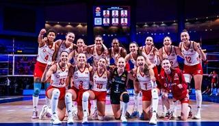A Milli Kadın Voleybol Takımı&rsquo;nın yarı finaldeki oldu!