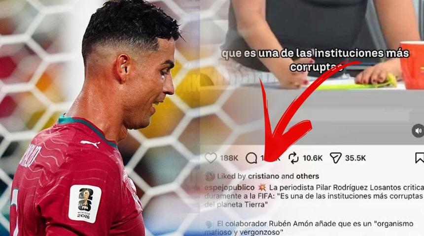 Cristiano Ronaldo'nun beğenisi ortalığı karıştırdı! 'Kollanıyorlar'