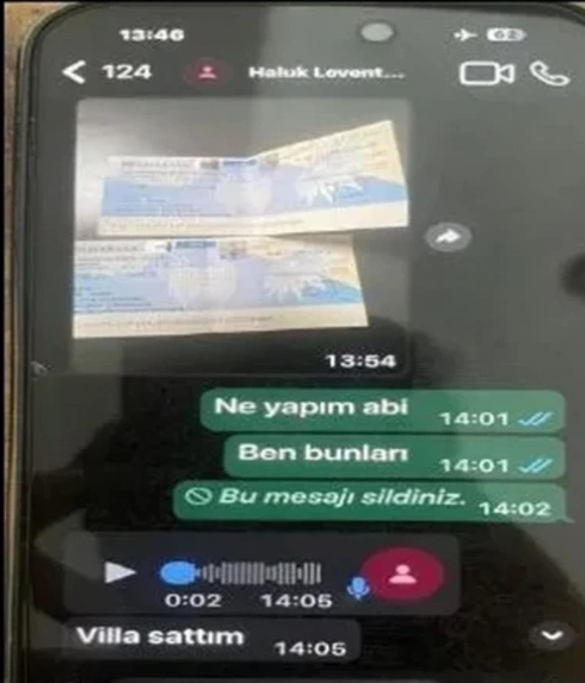 Yazışmalar ortaya çıktı! Avukat ve galerici de var... "Psikolojimi bozdun Haluk abi" 6