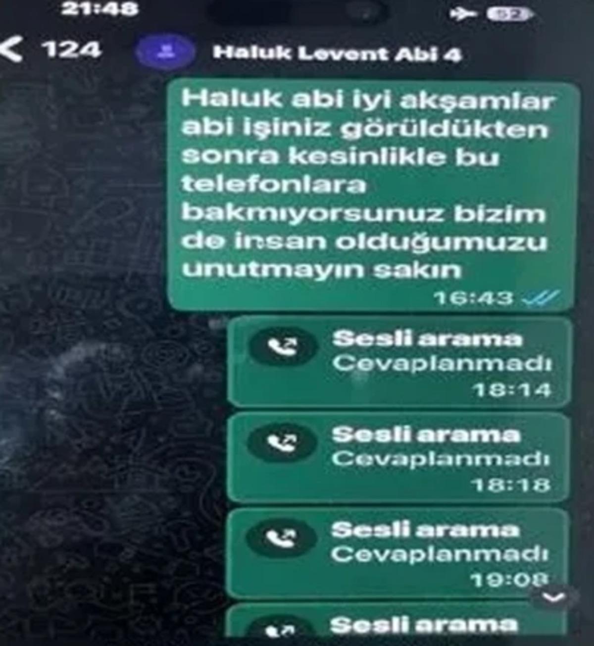 Yazışmalar ortaya çıktı! Avukat ve galerici de var... "Psikolojimi bozdun Haluk abi" 7