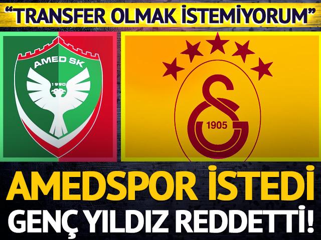 Amedspor istedi, Galatasaray onay verdi! Gen&ccedil; yıldız gitmek istemedi