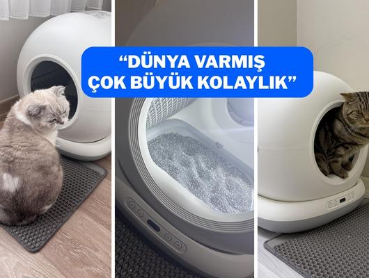 &Ccedil;ok satanlar listesinde! Akıllı kedi tuvaleti 2300 TL indirimde