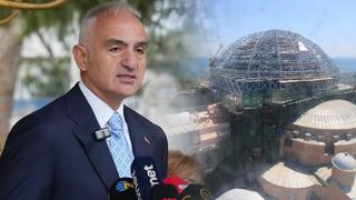 Ayasofya Camii'nde restorasyonda yeni dönem! Bakan Ersoy: Önemli bir aşamayı daha başlattık