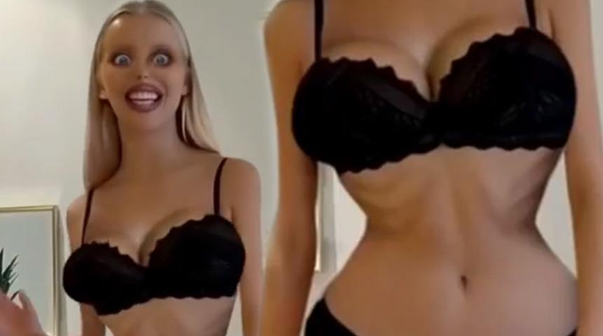 Blog yazarı Chessie King takip&ccedil;ilerinin her isteğini yerine getirdi bakın ortaya ne &ccedil;ıktı