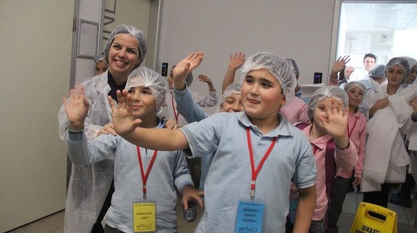 Minik Öğrenciler Girişimcilik Projesiyle Çikolata Fabrikasını Gezdiler