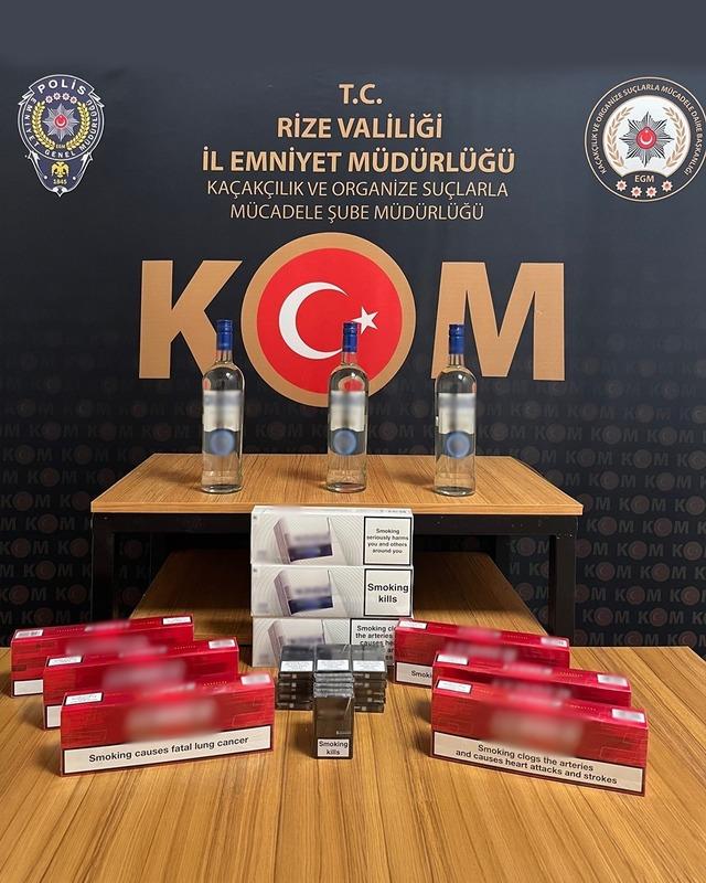 Rize&rsquo;de ka&ccedil;ak&ccedil;ılık operasyonu: 45 g&ouml;zaltı 2