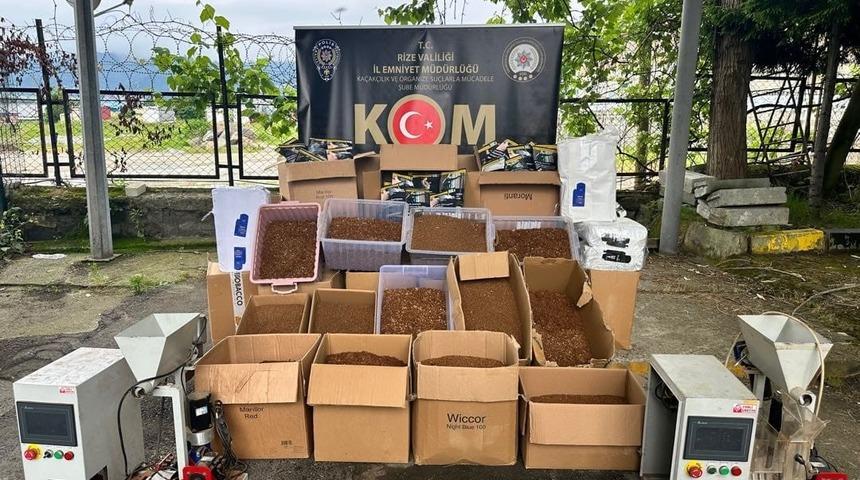 Rize&rsquo;de ka&ccedil;ak&ccedil;ılık operasyonu: 45 g&ouml;zaltı