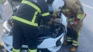 Erzin-Dörtyol otoyolunda trafik kazası: 1 yaralı