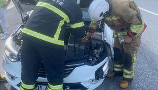 Erzin-D&ouml;rtyol otoyolunda trafik kazası: 1 yaralı