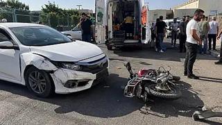Siirt’te otomobil ile motosiklet çarpıştı