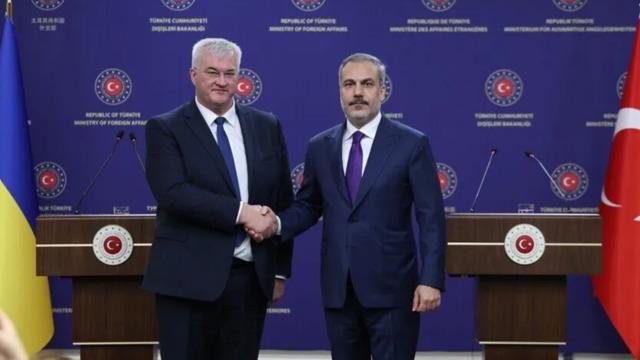 Bakanı Fidan, Ukraynalı mevkidaşı Sybiha ile görüştü
