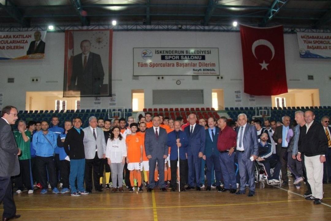 G&ouml;rme Engelliler Futsal Şampiyonası, İskenderun&rsquo;da Başladı