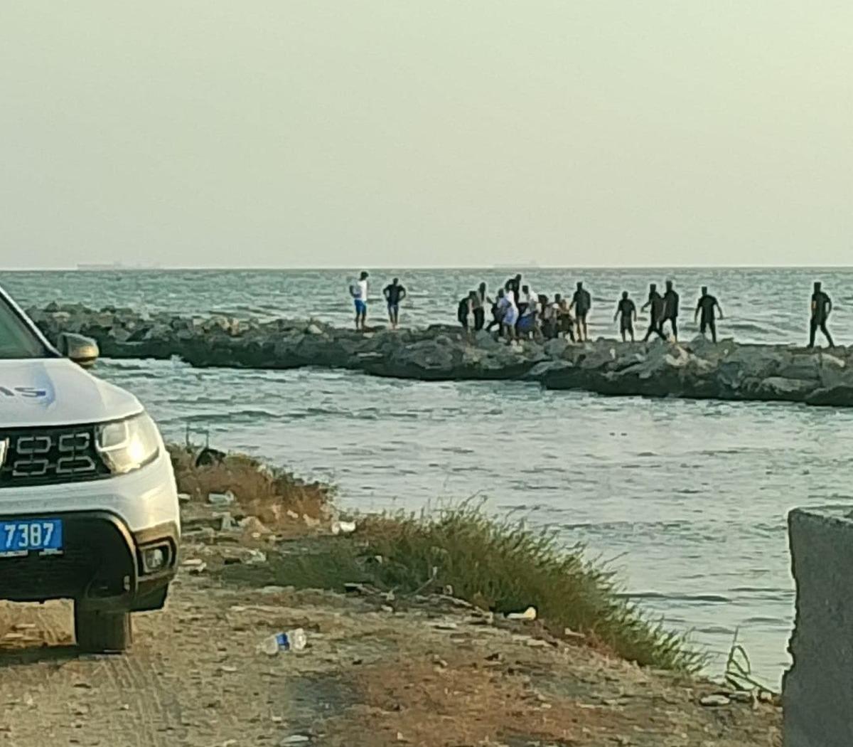 Mersin de deniz faciası! Bir süre sonra gözden kayboldu... 1