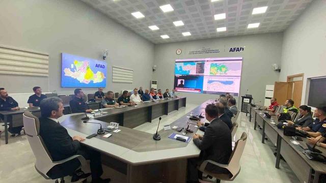 Samsun’da turuncu kodlu meteorolojik uyarı için tedbir toplantısı