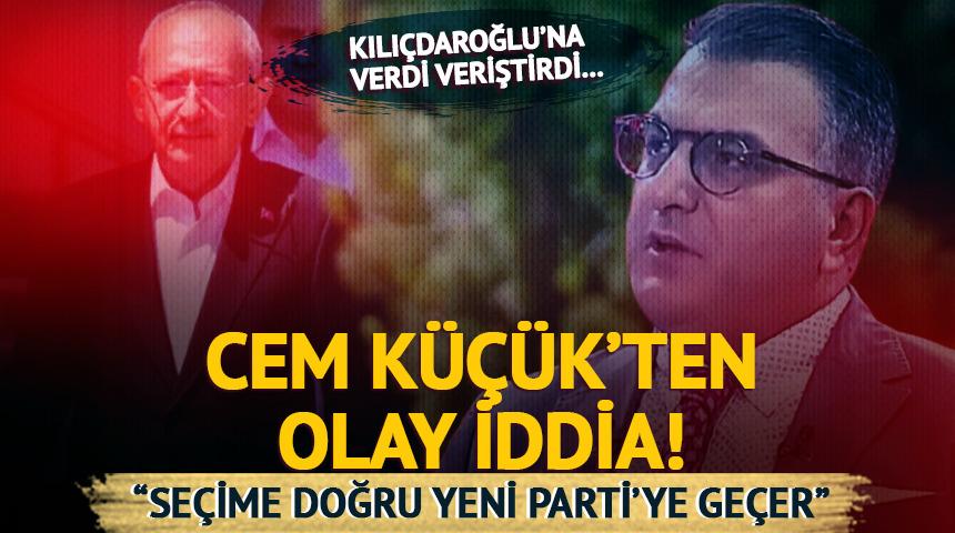 Cem Küçük'ten çarpıcı iddia! 'Seçime doğru Yeni Parti'ye geçer'